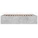Cadru de pat, gri beton, 150x200 cm, lemn prelucrat - WALTI WALTI