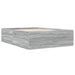 Cadru de pat, gri sonoma, 140x190 cm, lemn prelucrat - WALTI WALTI