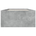 Cadru de pat, gri beton, 100x200 cm, lemn prelucrat - WALTI WALTI