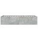 Cadru de pat, gri beton, 100x200 cm, lemn prelucrat - WALTI WALTI