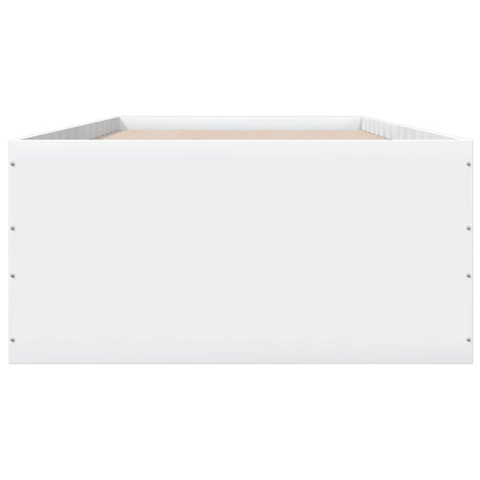 Cadru de pat, alb, 90x200 cm, lemn prelucrat - WALTI WALTI