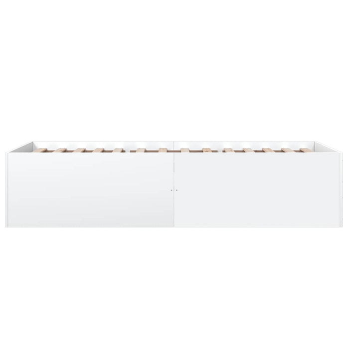 Cadru de pat, alb, 90x190 cm, lemn prelucrat - WALTI WALTI