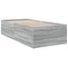 Cadru de pat, gri sonoma, 75x190 cm, lemn prelucrat - WALTI WALTI
