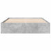 Cadru de pat, gri beton, 150x200 cm, lemn prelucrat - WALTI WALTI