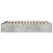 Cadru de pat, gri beton, 150x200 cm, lemn prelucrat - WALTI WALTI