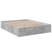 Cadru de pat, gri beton, 150x200 cm, lemn prelucrat - WALTI WALTI