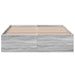 Cadru de pat, gri sonoma, 120x190 cm, lemn prelucrat - WALTI WALTI