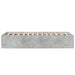 Cadru de pat, gri beton, 100x200 cm, lemn prelucrat - WALTI WALTI