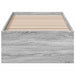 Cadru de pat, gri sonoma, 100x200 cm, lemn prelucrat - WALTI WALTI