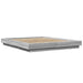 Cadru de pat cu lumini LED gri sonoma 160x200 cm lemn prelucrat - WALTI WALTI