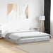 Cadru de pat cu lumini LED gri sonoma 160x200 cm lemn prelucrat - WALTI WALTI