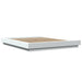 Cadru de pat cu lumini LED, alb, 150x200 cm, lemn prelucrat - WALTI WALTI