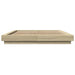 Cadru de pat cu LED stejar sonoma 150x200 cm lemn prelucrat - WALTI WALTI