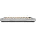 Cadru de pat cu lumini LED gri sonoma 150x200 cm lemn prelucrat - WALTI WALTI