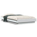 Cadru de pat cu lumini LED, alb, 100x200 cm, lemn prelucrat - WALTI WALTI