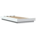 Cadru de pat cu lumini LED, alb, 100x200 cm, lemn prelucrat - WALTI WALTI