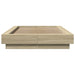 Cadru de pat cu LED, stejar sonoma, 100x200 cm, lemn prelucrat - WALTI WALTI