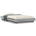 Cadru de pat cu lumini LED gri sonoma 100x200 cm lemn prelucrat - WALTI WALTI