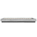 Cadru de pat cu lumini LED gri sonoma 100x200 cm lemn prelucrat - WALTI WALTI