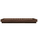 Cadru de pat cu lumini LED stejar maro 100x200cm lemn prelucrat - WALTI WALTI
