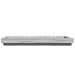 Cadru de pat cu lumini LED gri sonoma 90x200 cm, lemn prelucrat - WALTI WALTI