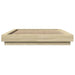 Cadru de pat cu LED stejar sonoma 140x190 cm lemn prelucrat - WALTI WALTI