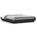 Cadru de pat cu lumini LED, negru, 120x190 cm, lemn prelucrat - WALTI WALTI