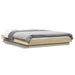 Cadru de pat cu LED stejar sonoma 120x190 cm lemn prelucrat - WALTI WALTI