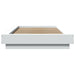 Cadru de pat cu lumini LED, alb, 90x190 cm, lemn prelucrat - WALTI WALTI