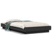 Cadru de pat cu lumini LED, negru, 90x190 cm, lemn prelucrat - WALTI WALTI
