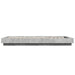 Cadru de pat cu LED, gri beton, 90x190 cm, lemn prelucrat - WALTI WALTI