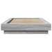 Cadru de pat cu LED, gri sonoma, 90x190 cm, lemn prelucrat - WALTI WALTI