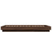 Cadru de pat cu LED, stejar maro, 90x190 cm, lemn prelucrat - WALTI WALTI