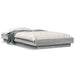 Cadru de pat cu LED gri sonoma 75x190 cm lemn prelucrat - WALTI WALTI