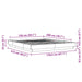 Cadru de pat, gri beton, 150x200 cm, lemn prelucrat - WALTI WALTI