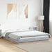 Cadru de pat, gri sonoma, 150x200 cm, lemn prelucrat - WALTI WALTI