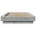 Cadru de pat, gri beton, 90x200 cm, lemn prelucrat - WALTI WALTI