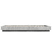Cadru de pat, gri beton, 90x200 cm, lemn prelucrat - WALTI WALTI