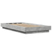 Cadru de pat, gri beton, 90x200 cm, lemn prelucrat - WALTI WALTI