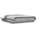Cadru de pat, gri beton, 140x190 cm, lemn prelucrat - WALTI WALTI