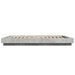 Cadru de pat, gri beton, 120x190 cm, lemn prelucrat - WALTI WALTI