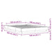 Cadru de pat, gri beton, 120x190 cm, lemn prelucrat - WALTI WALTI