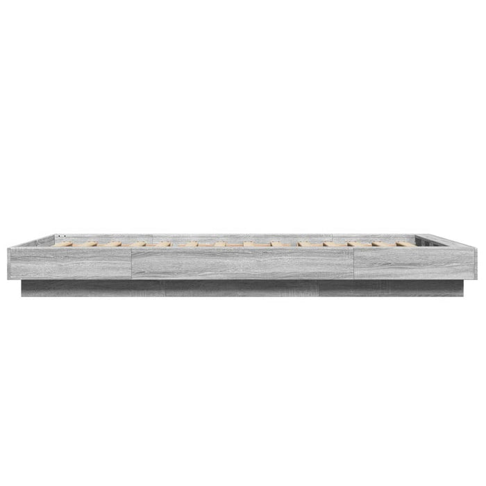 Cadru de pat, gri sonoma, 75x190 cm, lemn prelucrat - WALTI WALTI