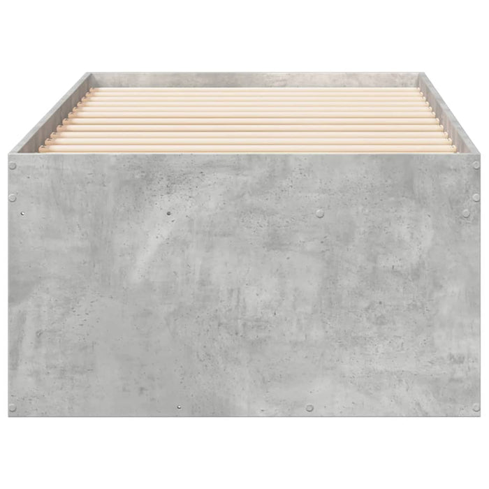 Pat de zi cu sertare fără saltea, gri beton, 90x190 cm - WALTI WALTI