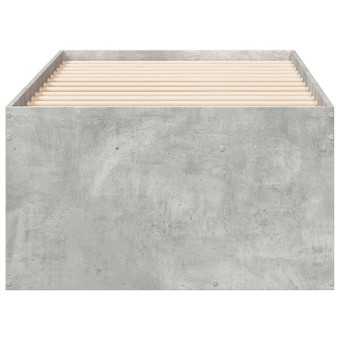 Pat de zi cu sertare fără saltea, gri beton, 75x190 cm - WALTI WALTI