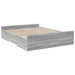 Cadru de pat cu sertare gri sonoma 140x200 cm lemn prelucrat - WALTI WALTI