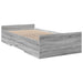 Cadru de pat cu sertare gri sonoma 75x190 cm lemn prelucrat - WALTI WALTI