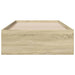 Cadru de pat cu sertare stejar sonoma 90x200 cm lemn prelucrat - WALTI WALTI