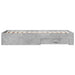 Cadru de pat cu sertare, gri beton, 90x190 cm, lemn prelucrat - WALTI WALTI