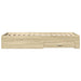 Cadru de pat cu sertare stejar sonoma 75x190 cm lemn prelucrat - WALTI WALTI